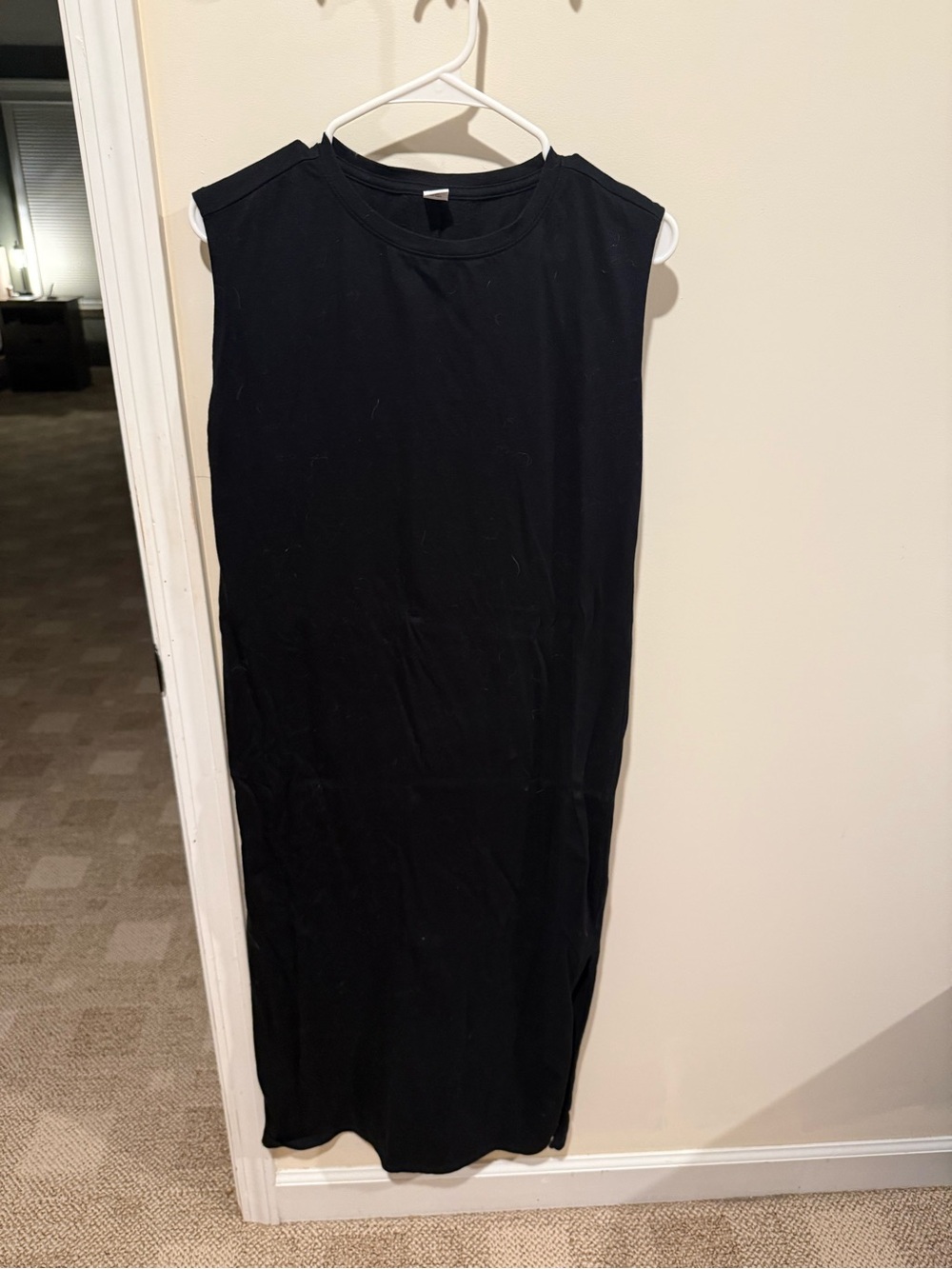 Old Navy Black Sleeveless Maxi Dress